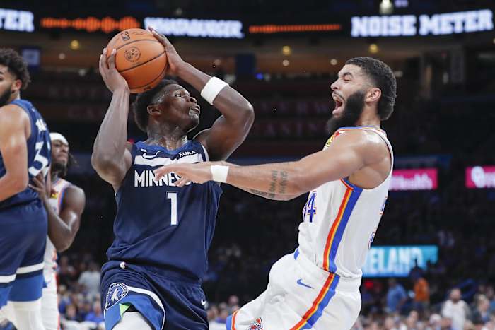 Oklahoma City Thunder forward Kenrich Williams (34)